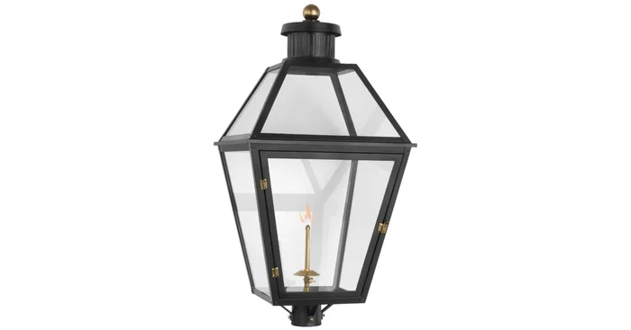 Visual Comfort Stratford 35″ Tall Gas Lantern Post Light