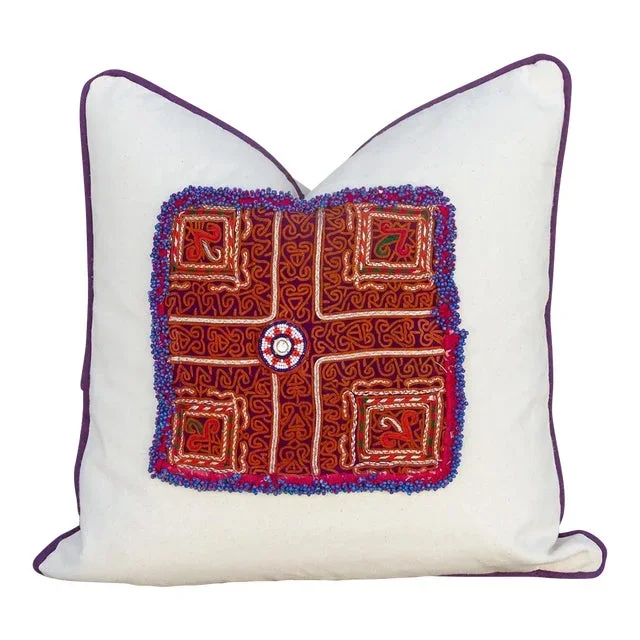 Vivek Vintage Boho Throw Pillow Cover