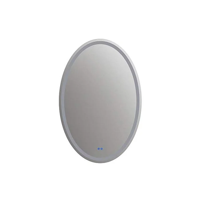 Warm White Back Lit LED Mirror 24 Wide 4000K Lighted Vanity Mirror – Chloe Lighting