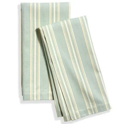 Winter Stripe Tea Towel by Pine Cone Hill