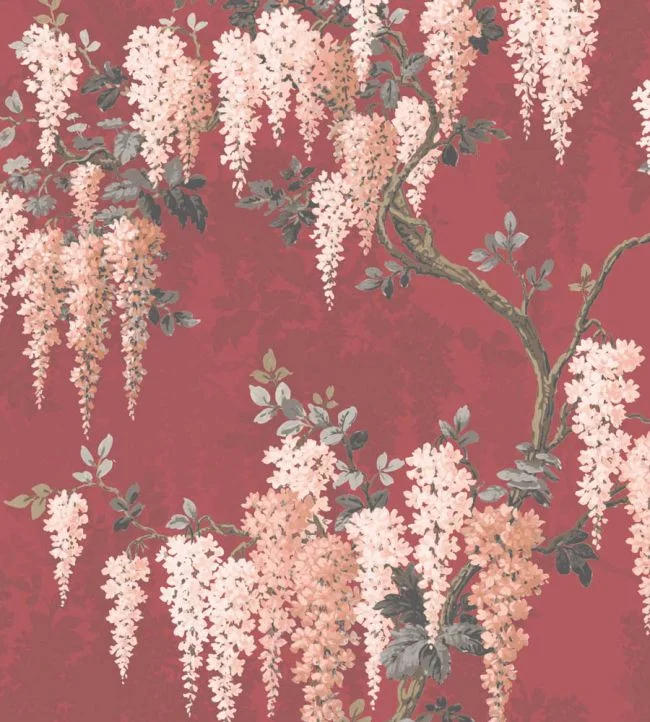 Wisteria Fabric – Boudoir Red