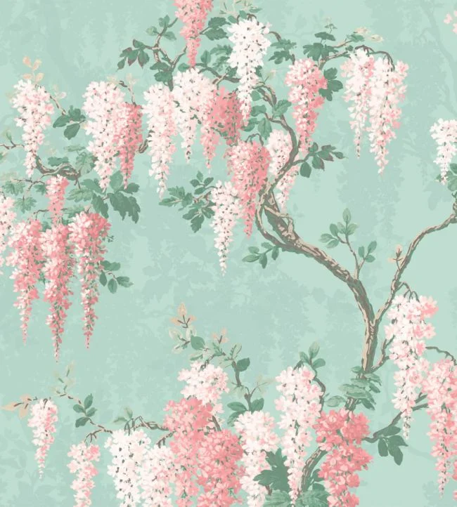 Wisteria Wallpaper – Mint