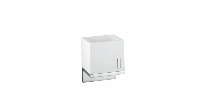 WS Bath Collections Modern Wall Mounted Toothbrush Holder from the Demetra Collection
