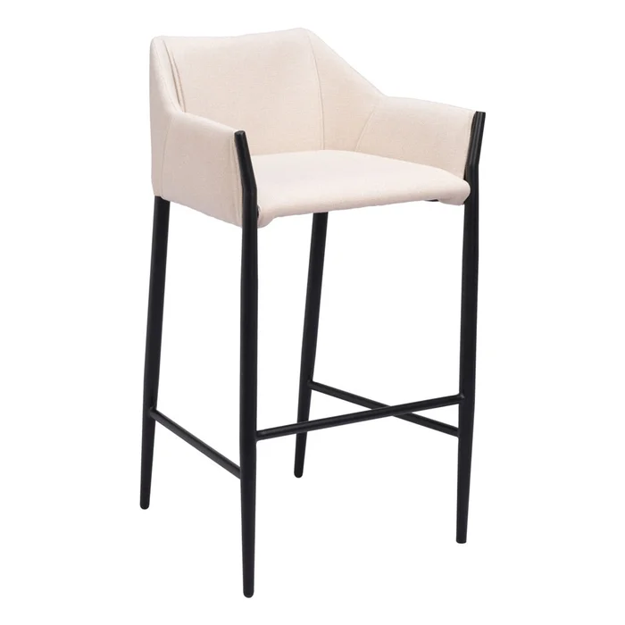 Zuo Modern – Andover Barstool Beige – 110170