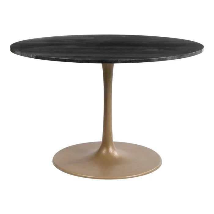 Zuo Modern – Taj Dining Table Black & Gold – 109095